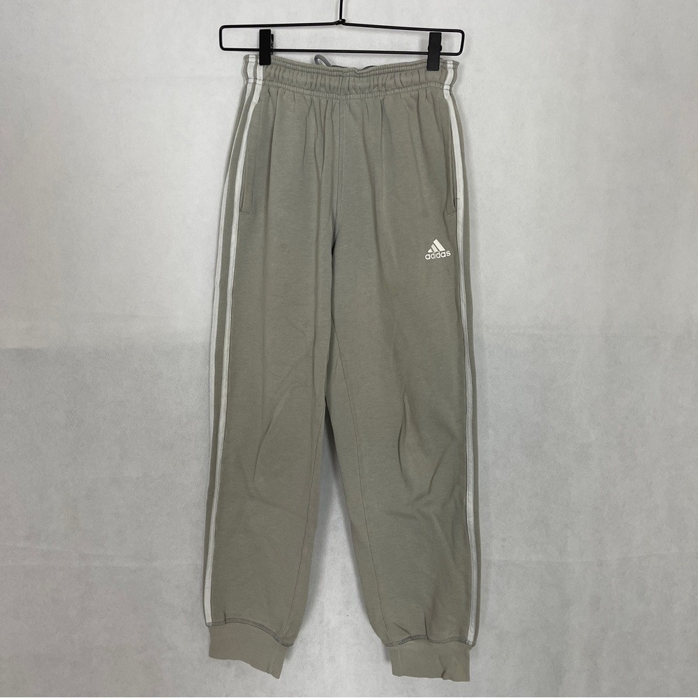 Grey adidas sweatpants size S